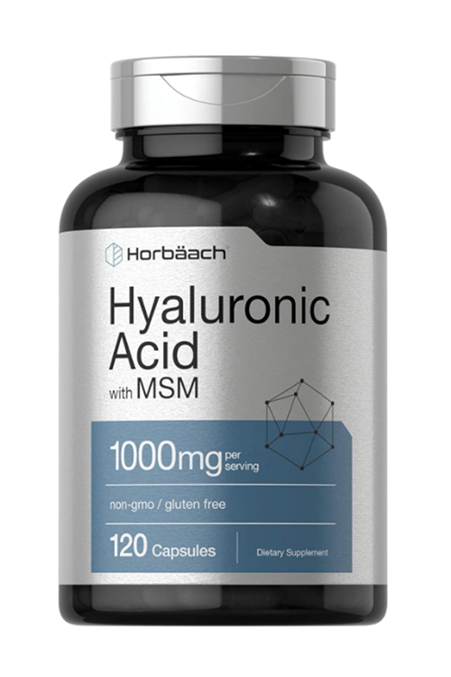 Horbäach Hyaluronic Acid with MSM  1000mg  120 Capsul.Abd Menşei.4037