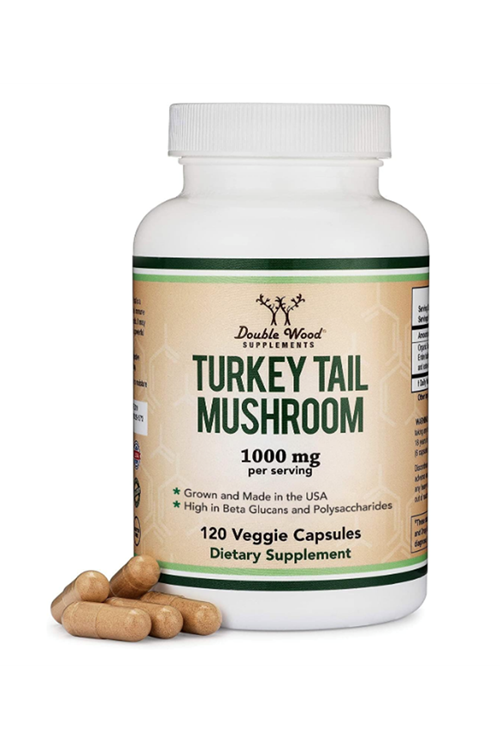 Double Wood Turkey Tail Mushroom (ÖSG ÖZEL SPORCU GIDALARI) 120 Capsul.Usa Menşei.38.