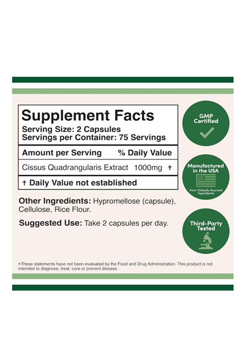 Double Wood Cissus  1000mg 150 Capsul Usa Menşei.4038