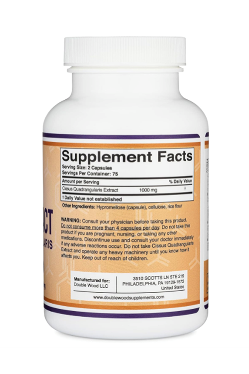 Double Wood Cissus  1000mg 150 Capsul Usa Menşei.38.