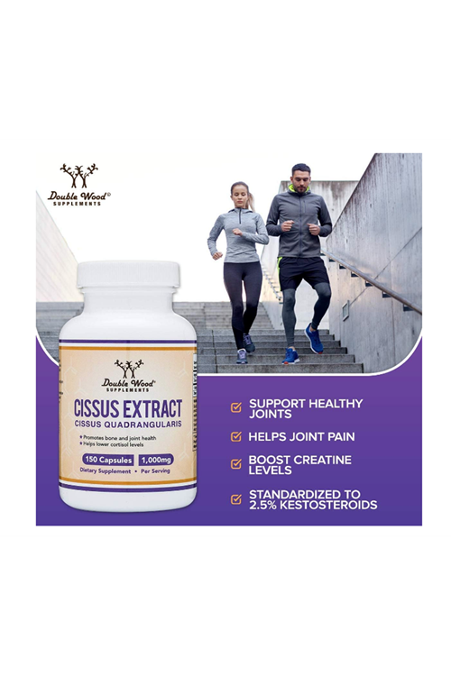 Double Wood Cissus  1000mg 150 Capsul Usa Menşei.4038