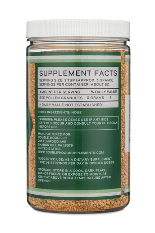 Double Wood Bee Pollen 454gr 151 Servis.Usa Menşei