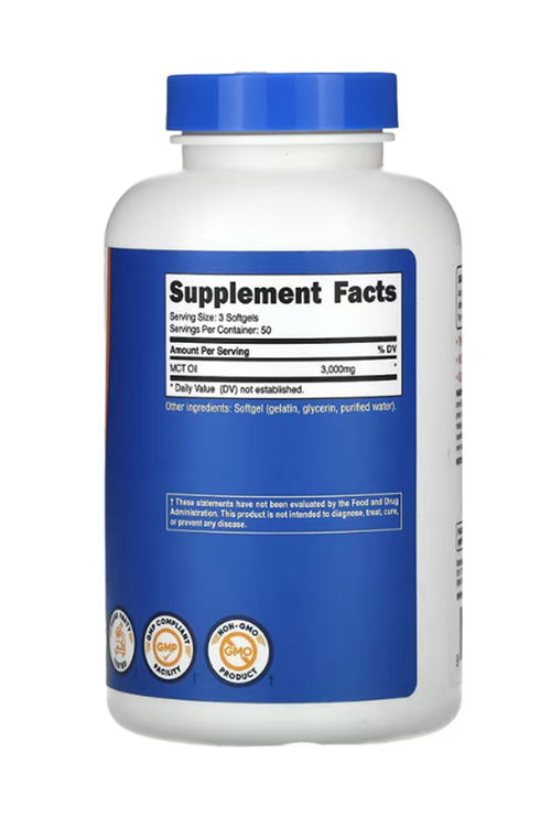 Nutricost, MCT Oil, 3,000 mg, 150 Softgels (1,000 mg per Softgel) 38.