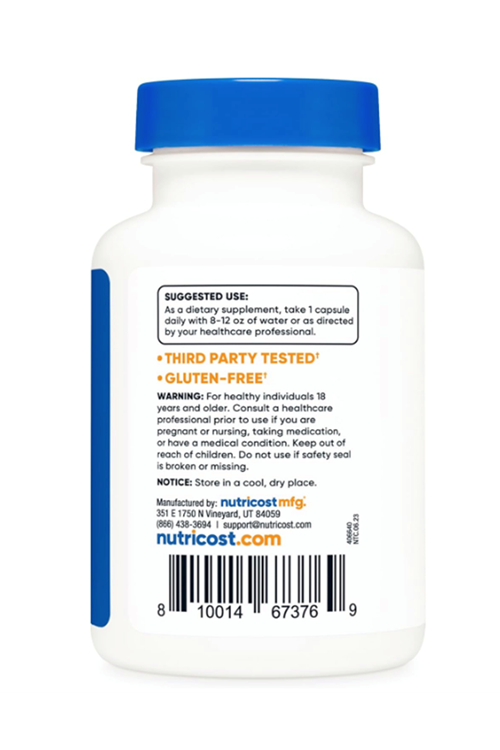 Nutricost, Benfotiamine, 300 mg, 90 Capsules.Abd Menşei 39.