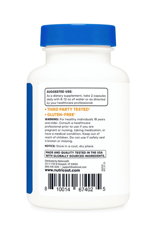 Nutricost Artemisinin 200mg, 120 Vegetarian Capsules - Non-GMO, Gluten Free, 60 Servings.Abde Menşei.4140.