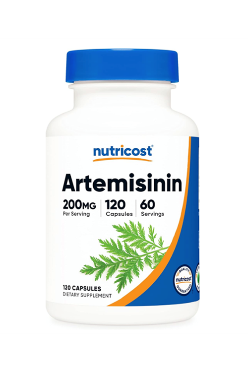 Nutricost Artemisinin 200mg, 120 Vegetarian Capsules - Non-GMO, Gluten Free, 60 Servings.Abde Menşei.4140.