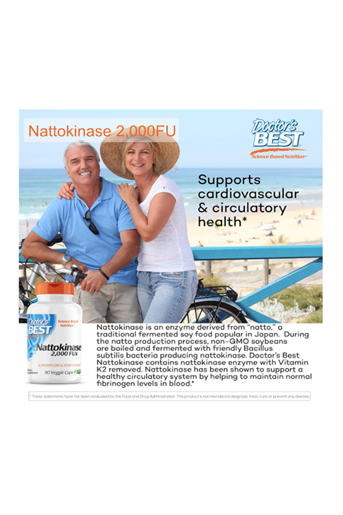 Doctor's Best Nattokinase  (Özelsporcugıdaların'dan !!) 2000 FU 90 Veg capsul.Abd Menşei.41.
