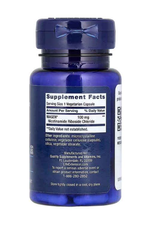 Lıfe Extensıon NAD+ Cell Regenerator 100mg, 30 Veg Capsules.Usa Menşei.3841