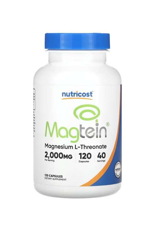 Nutricost Magtein Magnesium L-Threonate  2000mg 120 Capsul.Usa Version.Abd Menşei 62.