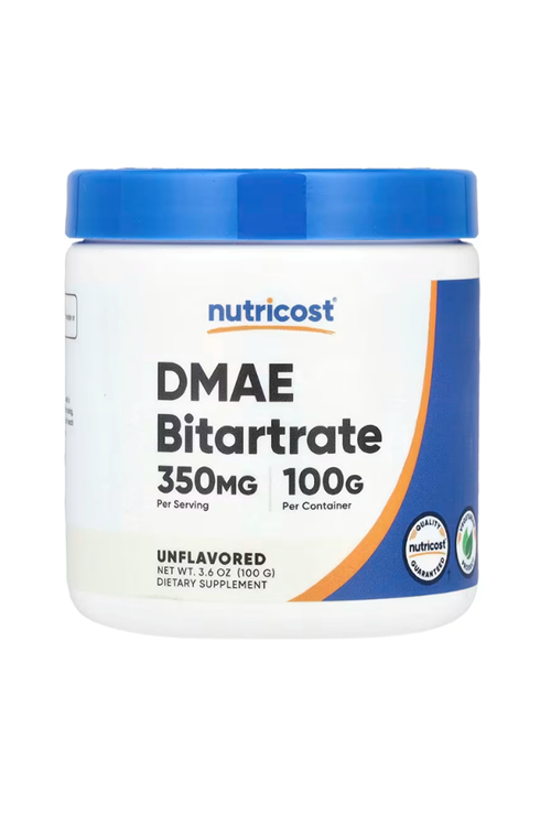 Nutricost, DMAE Bitartrate, Unflavored, 3.6 oz (100 g) Abd Menşei.4135