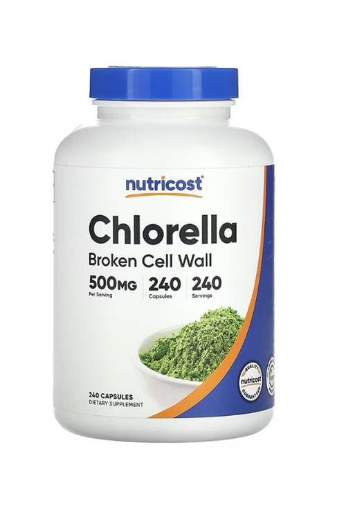 Nutricost, Chlorella, 500 mg, 240 Capsul.Usa Menşei.4138