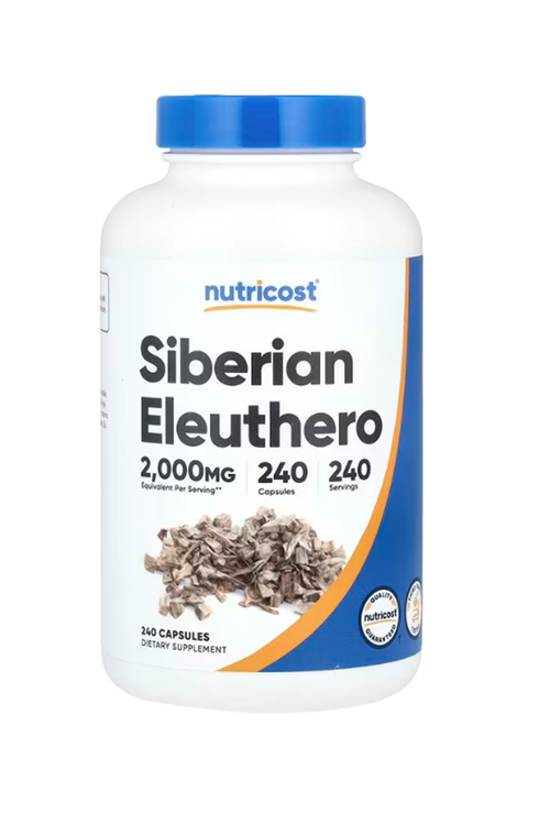 Nutricost, Siberian Eleuthero, 2,000 mg, 240 Capsul.Usa Menşei.39.