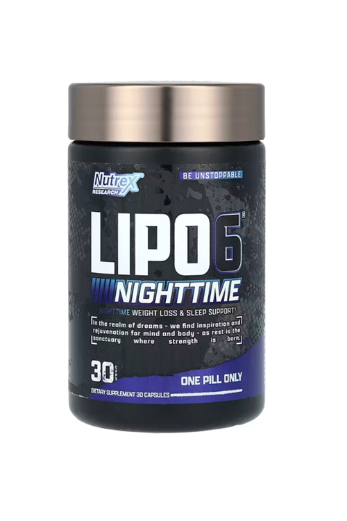 Nutrex Lipo-6 Black NightTime Ultra Concentrate 30 capsules.USA VERSİON 4044