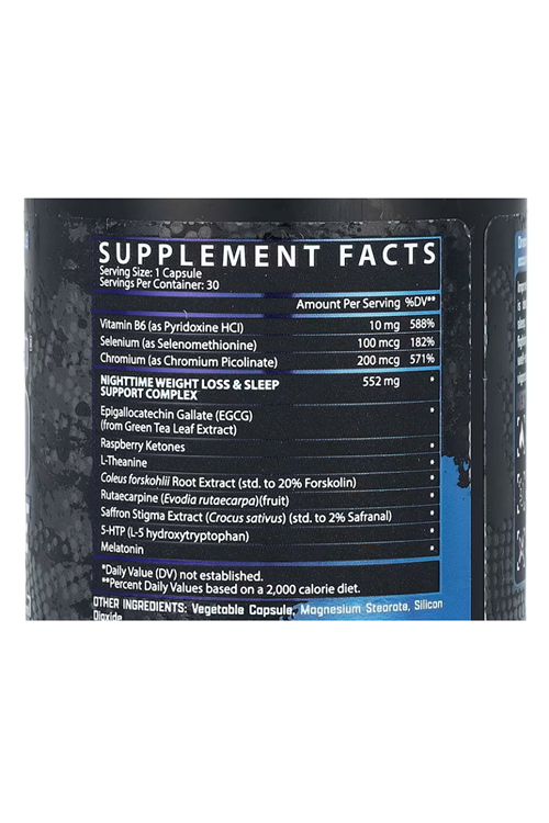 Nutrex Lipo-6 Black NightTime Ultra Concentrate 30 capsules.USA VERSİON 4044