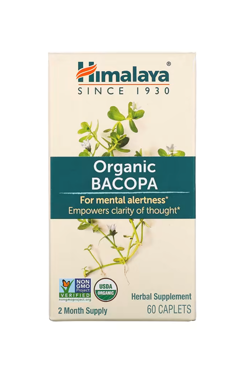 Hımalaya  Organic Bacopa  60 Tablet.Usa Menşei.3742