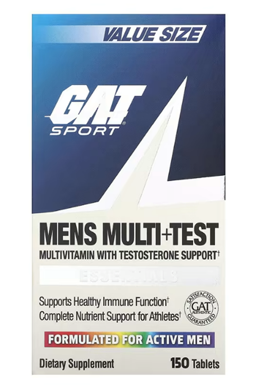 GAT  Sport Mens Multi + Test  150 Tablet.Usa Menşei