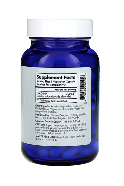 Tru Niagen  Nicotinamide Riboside  NAD+ 300mg  90 Vegetarian Capsul.Abd Menşei.135.
