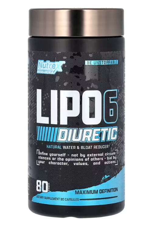 NUTREX Lipo-6 Black Diuretic (SU ATICI ÖZELLİĞİ) Fast-Acting All-Natural Diuretic Formula! 80 Black Capsul.USA MENŞEİ.3838