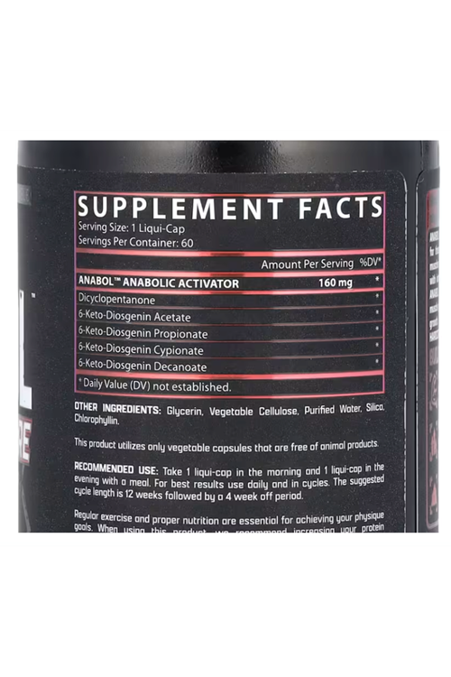 Anabol Hardcore 60 Capsul.Usa Menşei. Avrupa İçerik Değildir.3942