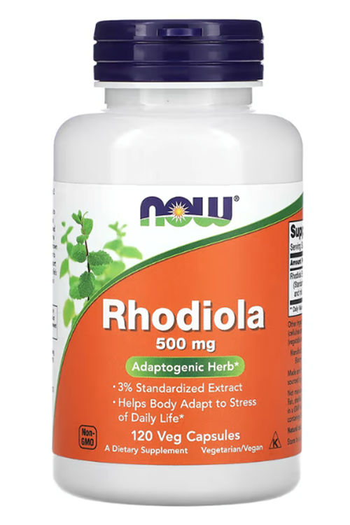 NOW Foods, Rhodiola, 500 mg , 120 Veg Capsul. Usa Version 3953
