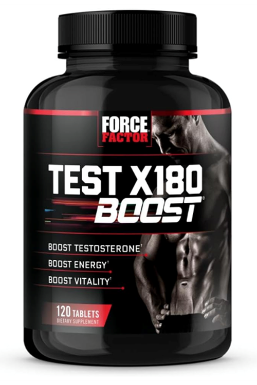 Force Factor Test X180 Boost Male Testosterone Booster 120 Tablet.Usa Menşei.3947.
