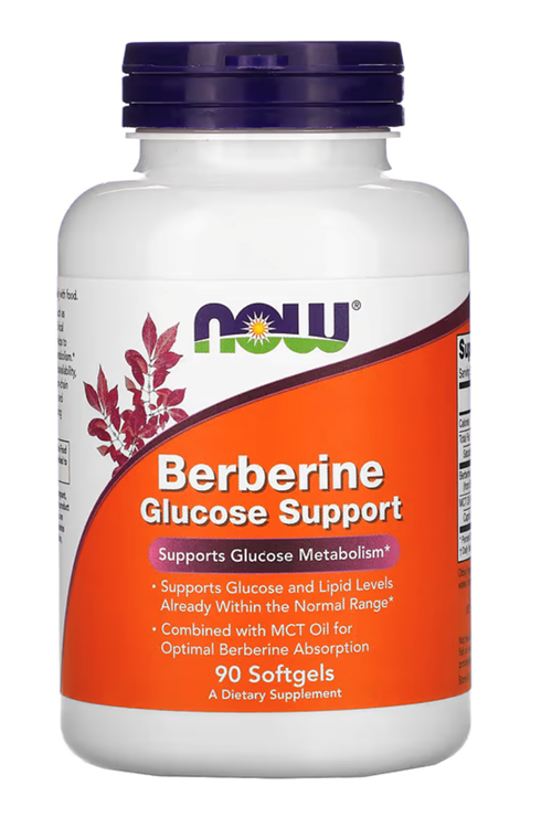 NOW Foods, Berberine Glucose Support, 90 Softgels.ABD MENŞEİ.4046