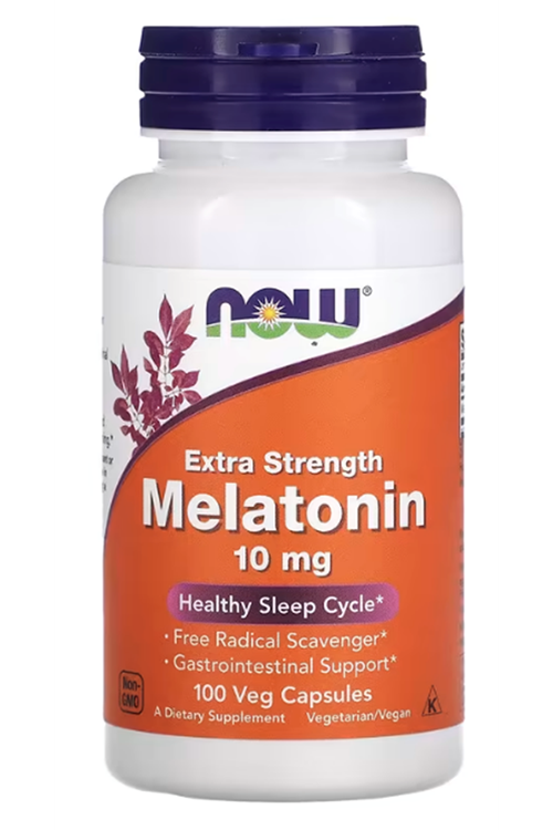 NOW Mela/tonin 10mg  100 Veg Capsul.Usa Menşei. 4038.