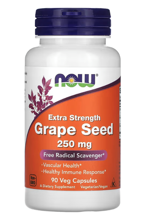 Now Foods Grape Seed Extra Strength 250 mg, 90 Veg Capsul.ABD Menşei 3846