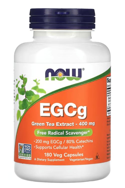 Now Foods, EGCg, Green Tea Extract, 400 mg, 180 Veg Capsul. Usa Menşei.45.