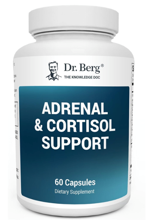 Dr. Berg Adrenal Cortisol Support - Mood, Focus, Relaxation Stress    60 Capsul.Usa Menşei.64.