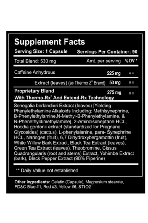 Innovative Labs Diablos ECA Fire 530mg  90 Capsul. Usa Menşei.3841