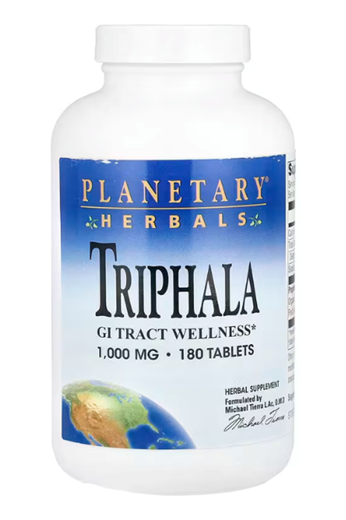 Planetary Herbals Triphala GI Tract Wellness 1000mg, 180 Tablet.Usa Menşei.43.