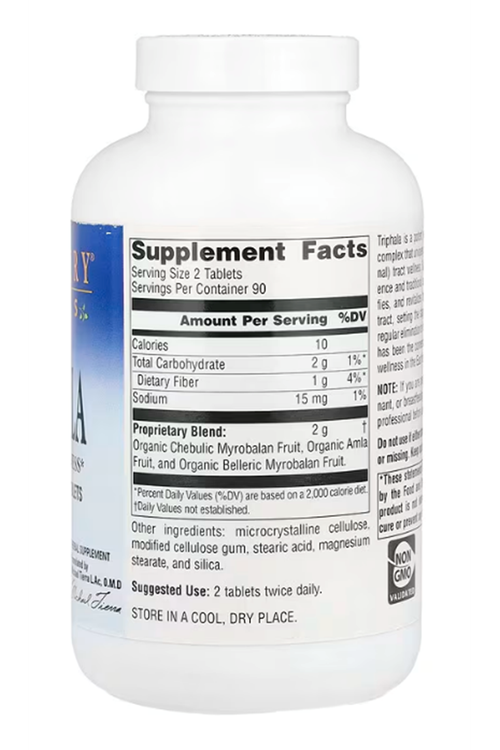 Planetary Herbals Triphala GI Tract Wellness 1000mg, 180 Tablet.Usa Menşei. 3943