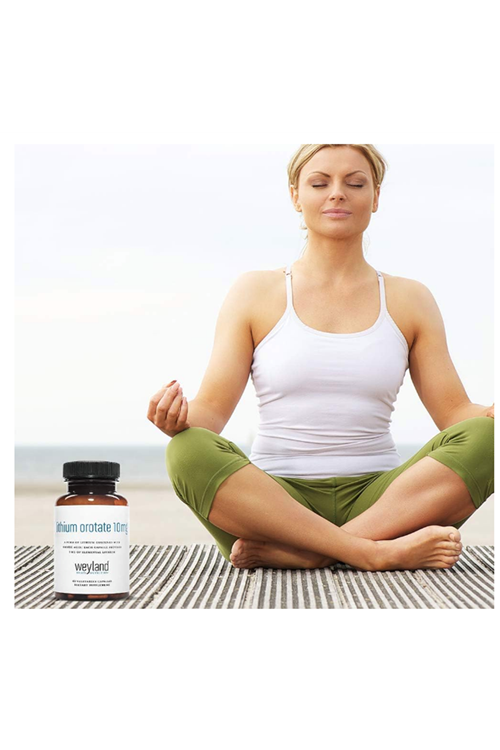 Weyland Brain Nutrition: Lithium Orotate 10mg  60 Veg Capsul.Usa Menşei. 3940