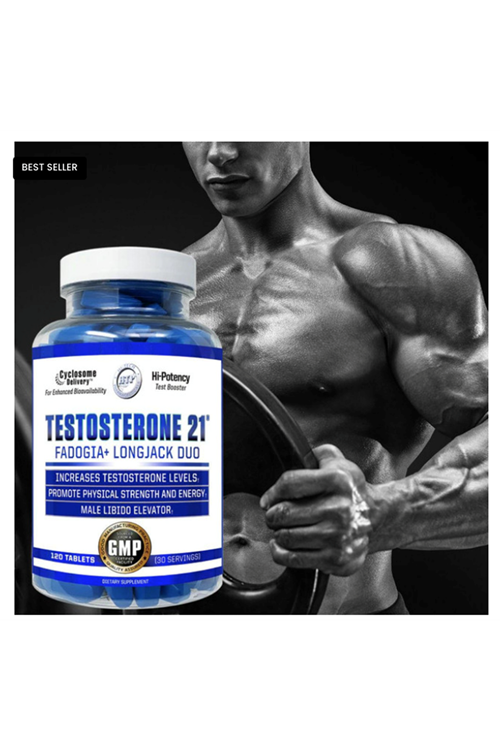 Hi-Tech Pharmaceuticals Testosterone-21  120 Tablet.Usa Menşei. 4045