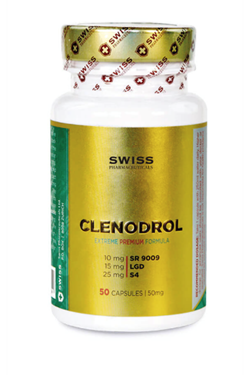Swiss Pharmaceuticals CLENADROL 3 Esterli 50 Capsul.81.