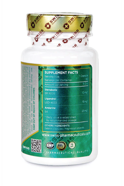 Swiss Pharmaceuticals CLENADROL 3 Esterli 50 Capsul.81.