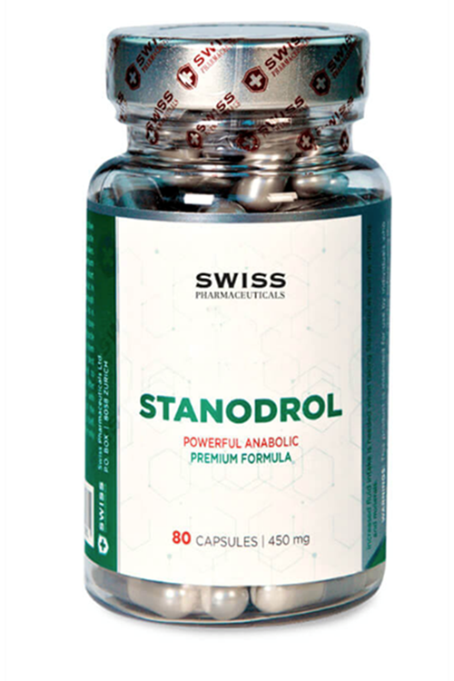 Swiss Pharmaceuticals  STANODROL 450mg 80 Capsul.55.