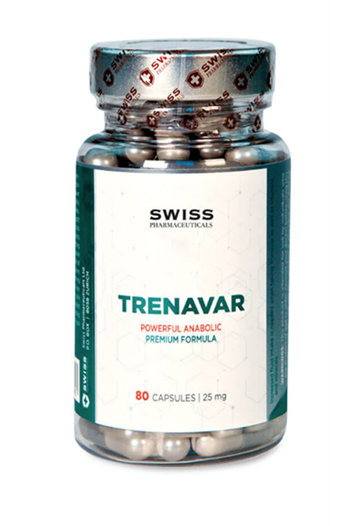Swiss Pharmaceuticals  TRENAVAR 25mg 80 Capsul.52.