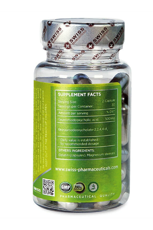 Swiss Pharmaceuticals  TUDCA 250mg 60 Capsul.53.