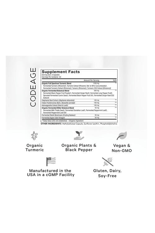 Liposomal Turmeric - 95% Curcumin Extrat Fermented Botanical Blend Black Pepper, Asvaganda, Ginger, Stephania, Boswelia, Cumin, Digestive Bitters - 90 Capsul.Usa Menşei. 3944