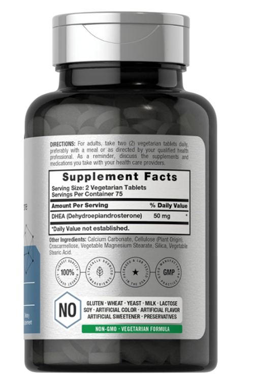 Horbäach  Dehydroepiandrosterone 50mg 150 Tablet Usa Menşei.(Ösg Özel Sporcu Gıdaları)