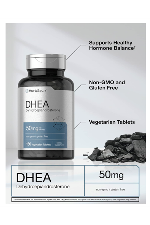 Horbäach  Dehydroepiandrosterone 50mg 150 Tablet Usa Menşei.(Ösg Özel Sporcu Gıdaları)