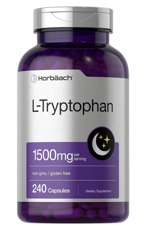 Horbäach  L Tryptophan 1500mg  240 Capsul. Usa Menşei. 4047
