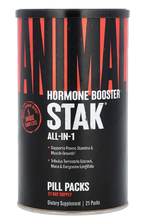 Animal, Stak, Hormone Booster, All-In-1 Pill Packs, 21 Packs.Avrupa Üretim Değildir!!.Usa Menşei.67.