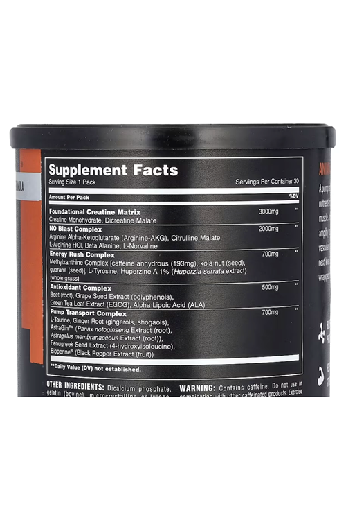 Animal, Pre Workout Pump, Pill Packs , 30 Packs.Avrupa Değil.Usa Menşeidir.80.