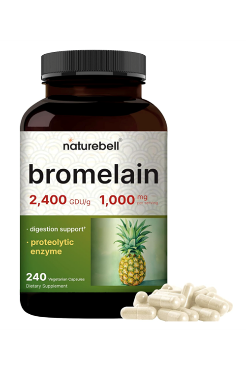 NatureBell Bromelain 1000mg  240 Veggie Capsul.Usa Menşei. 3945