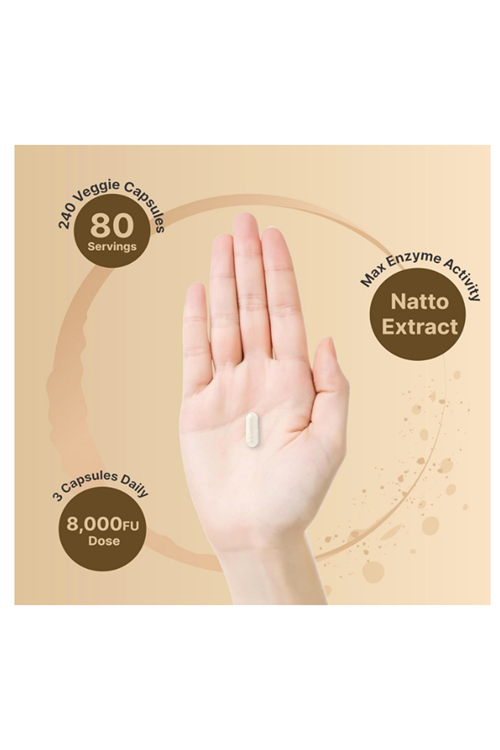 NatureBell Nattokinase  8,000 FU  240 Veggie Capsul.Usa Menşei. 54.