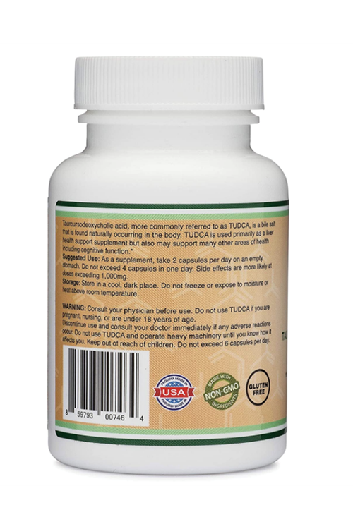 Double Wood Tudca 500mg 60 Capsul.47.