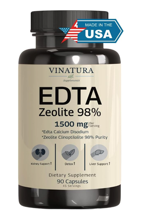 VINATURA EDTA Liver Support  Edta Calcium Disodium, Kale Extract  90 Capsul.Abd Menşei.3947.